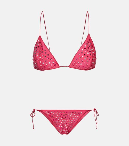 Oseree Oséree Gem embellished bikini set Realry