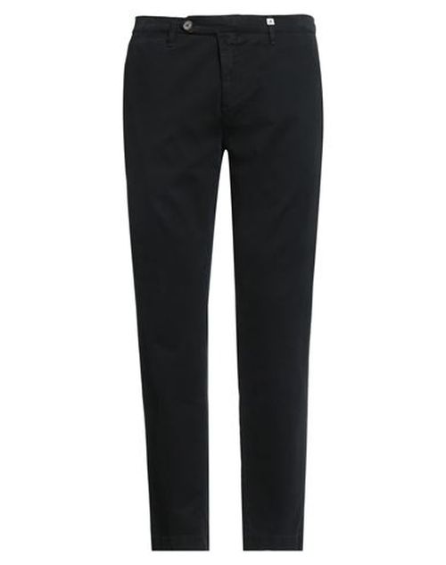 Man Pants Black Size 36 Modal, Cotton, Elastane