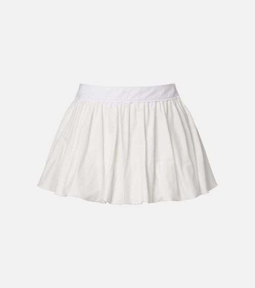 Micaela cotton poplin miniskirt