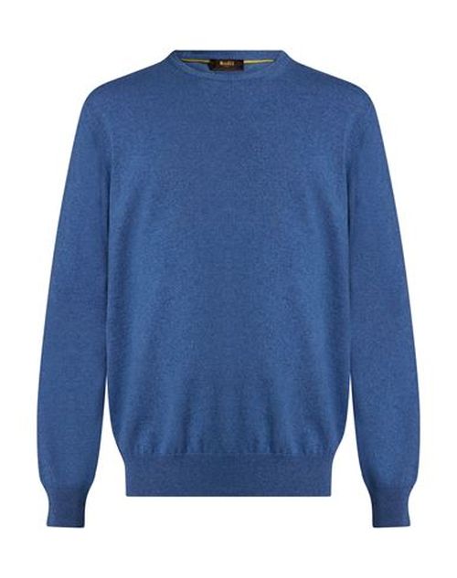 Man Sweater Blue Size 36 Cashmere