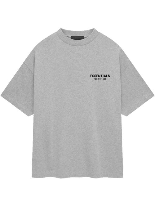 Jersey crew-neck T-shirt - Grey