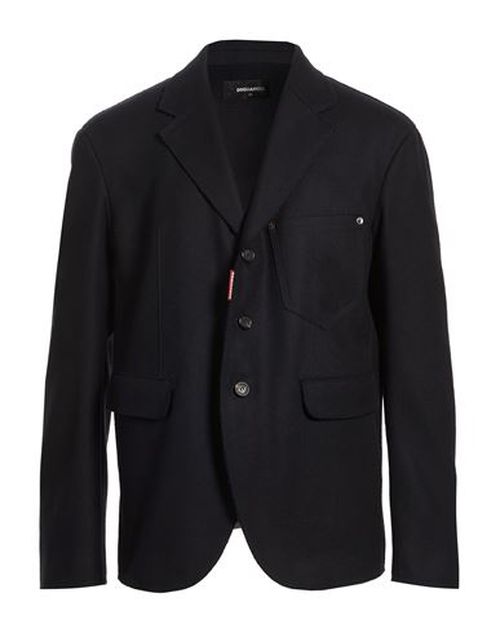 Man Blazer Midnight blue Size 38 Virgin Wool, Polyamide
