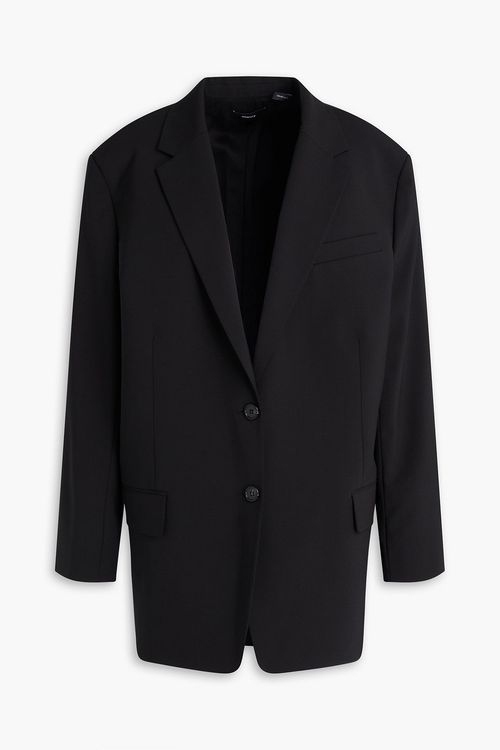 Wool-blend blazer - Black - M/L