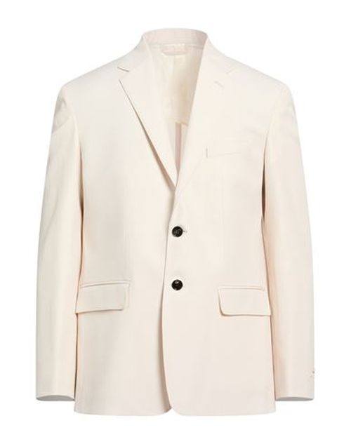 Man Blazer Cream Size 38 Virgin Wool