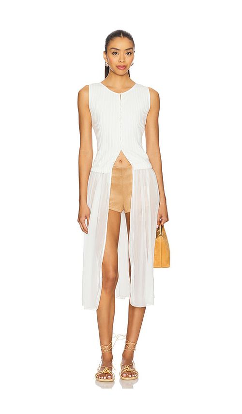 Free People Twice As Nice Maxi Top in Ivory. -  XS also in L, M