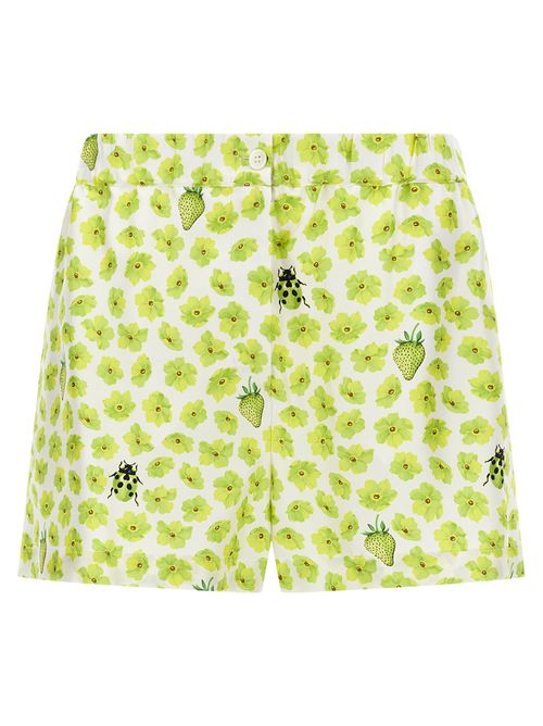 Strawberry Garden Bermuda Shorts — Multicolor