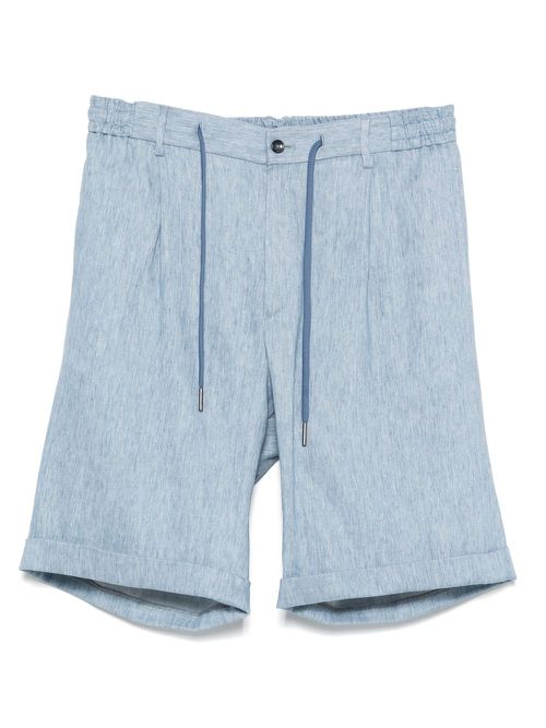 Tagliatore pleat-detailed shorts - Blue