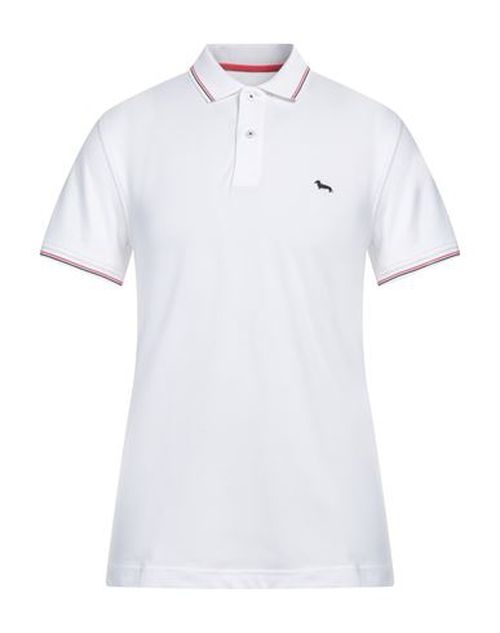 Harmont & Blaine Man Polo shirt White Size S Cotton, Elastane