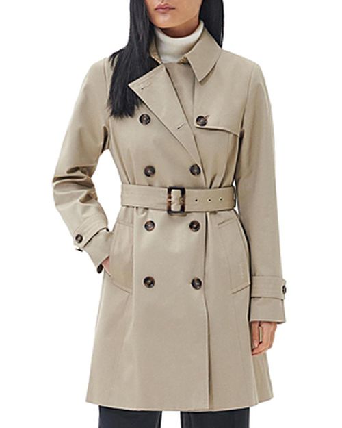 Greta Short Showerproof Trench Jacket