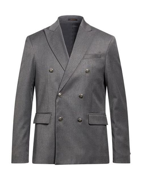 Man Blazer Grey Size 40 Polyester, Viscose, Elastane