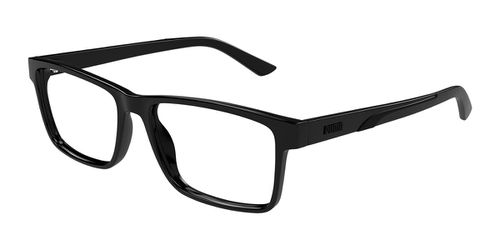 Puma PU0473O 001 Men's Eyeglasses Black 56 - Blue Light Block Available