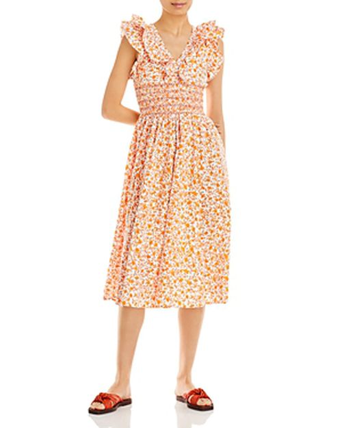 아쿠아주라 여성 Scilla 스목 프린트 드레스 - 100% 익스클루시브 AT21WDR00286