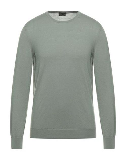 Man Sweater Military green Size 38 Cashmere