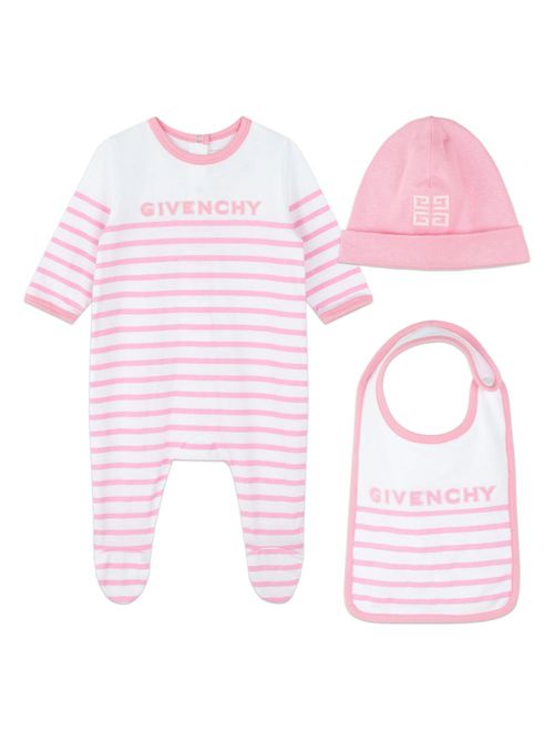 Givenchy Kids Pyjama met geborduurd logo - Roze