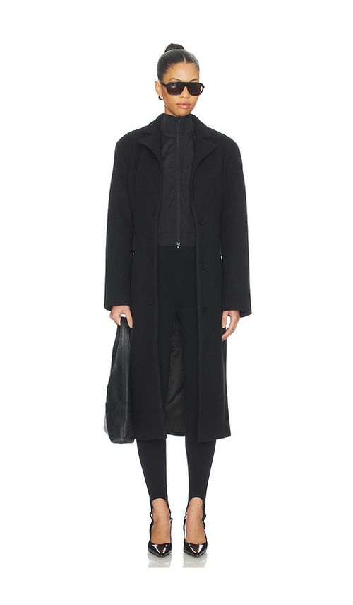 ALL THE WAYS Whitney Coat in Black. L. Also in M, S, XL