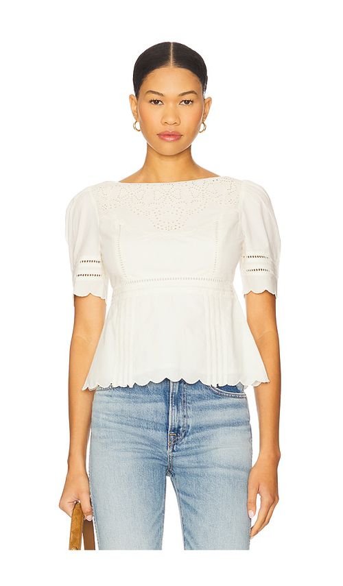Stone Cold Fox OBERTEIL SHAY in Ivory. Größe XS. Also in L, M