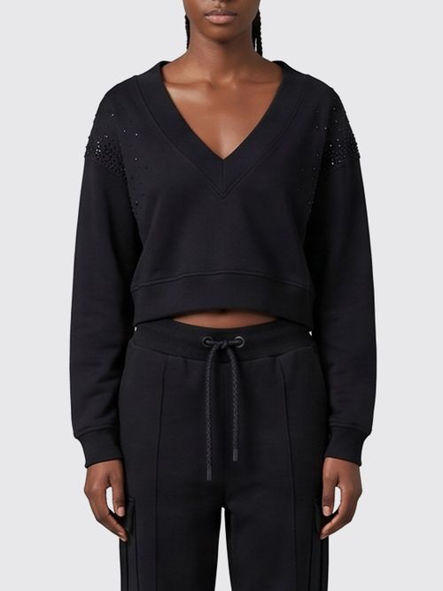 Sweatshirt Woman color Black