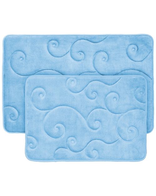 2P Memory Foam Bath Mat Set