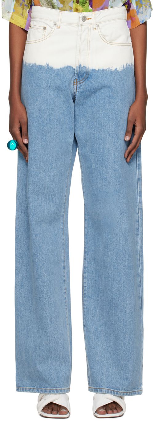 SSENSE Exclusive Blue Phaeton Denim Jeans