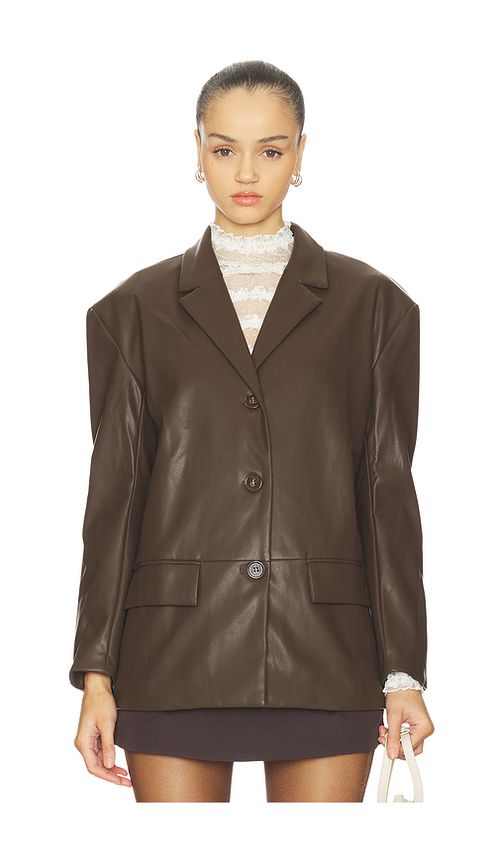 Maude Club Brenda Jacket in Brown. - S also in L