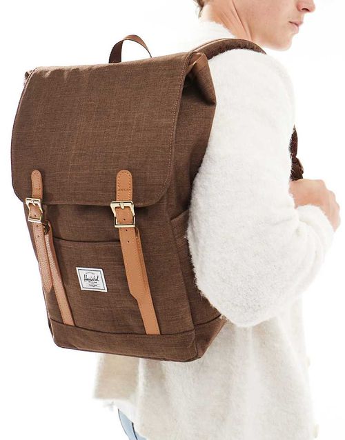 Retreat small backpack in chocolate brown