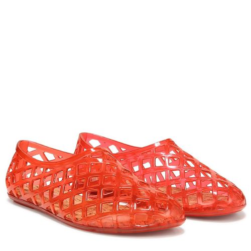 Women's Uma Jelly Flat Shoes (Red)