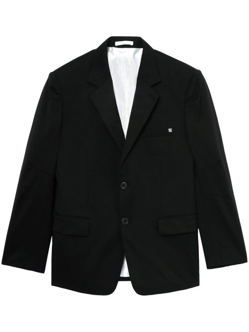 Virgin wool blazer - Black