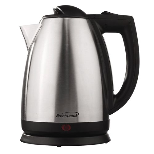 2.0 L Stainless Steel Electric Cordless Tea Kettle 1000W (Brushed)