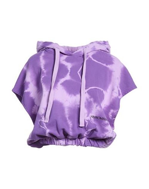 Woman Sweatshirt Purple Size XS Cotton