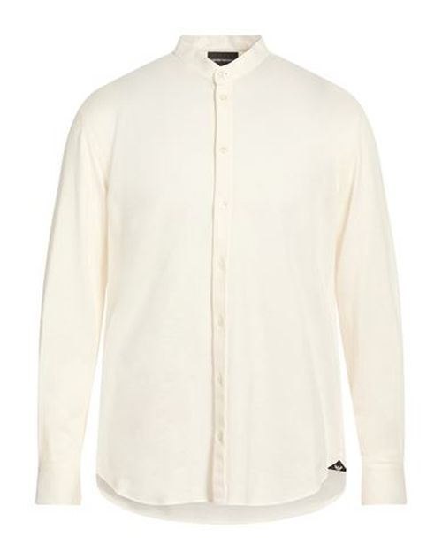 Man Shirt Ivory Size L Cotton