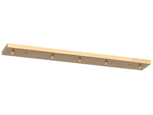 Matteo Multi Ceiling Canopy Line Voltage Lighting Accessory In Aged Gold Bra