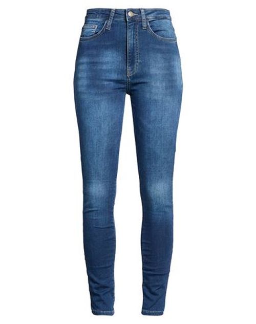 Woman Jeans Blue Size 32 Cotton, Elastane