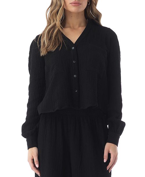 Kotys Textured Button Up Shirt