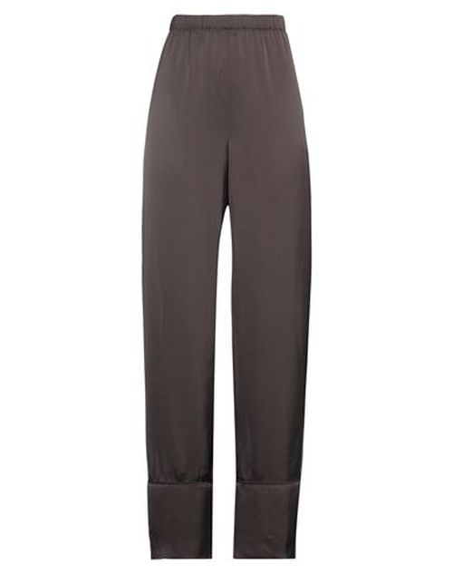 Woman Pants Dark brown Size M/L Polyester