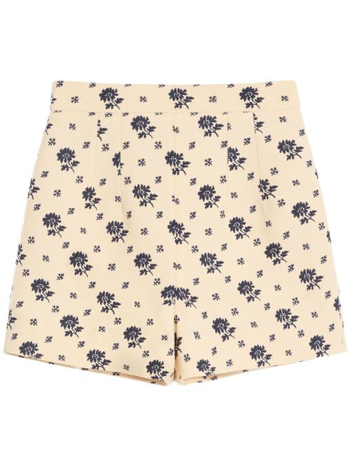 Valentino Garavani floral-print shorts - Neutrals