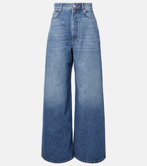 Procida mid-rise wide-leg jeans