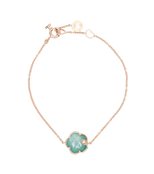Rose Gold Pavé Diamond Bracelet — Rose Gold