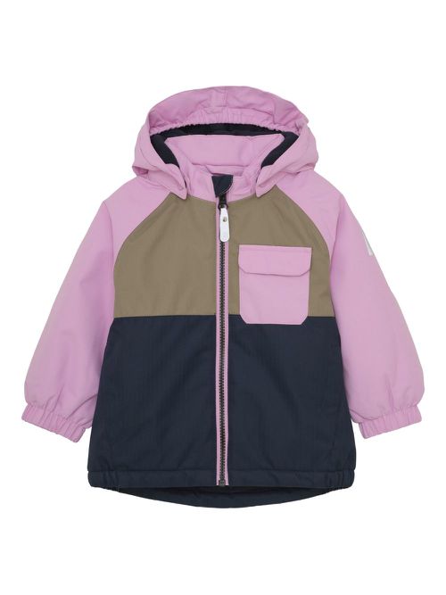 Colour-block jacket - Pink