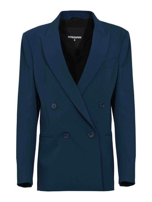 Oversized double-breasted blazer