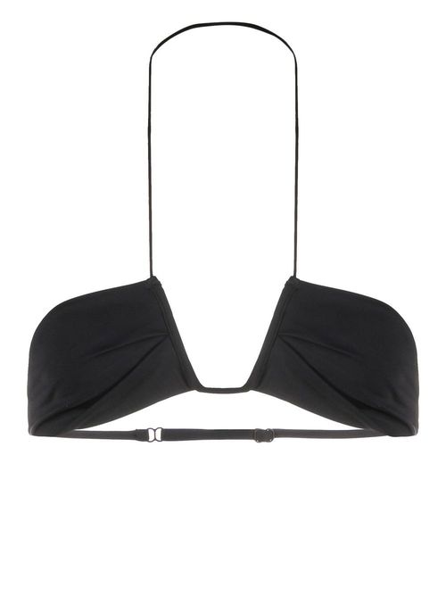 Ziah Neal halterneck bikini top - Black