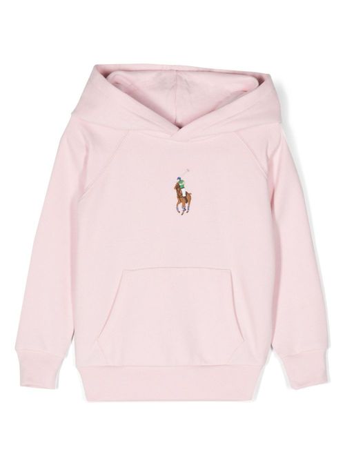 Polo Pony cotton hoodie - Pink