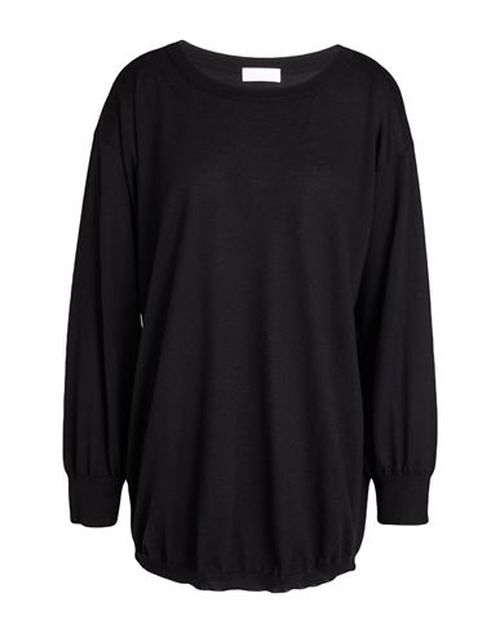Woman Sweater Black Size 12 Wool, Silk, Cashmere