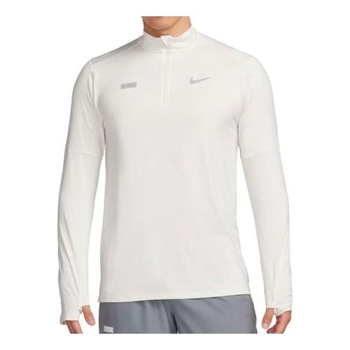 Element Flash Dry Fit Half Zip Running Top 'White'