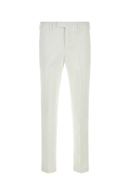 Stretch Cotton Trousers — White