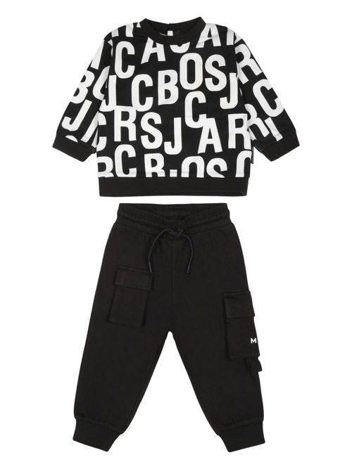 Monogram tracksuit set - Black