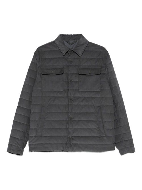 Quilted down jacket