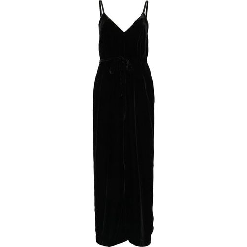 Gold Hawk Velvet Jumpsuit
