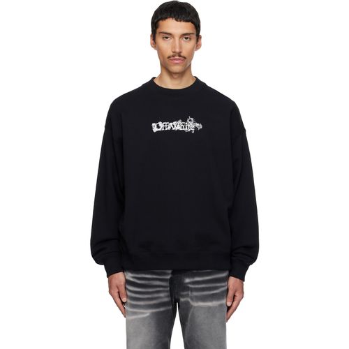 Black Heraldic Arrow Skate Crewneck Sweatshirt