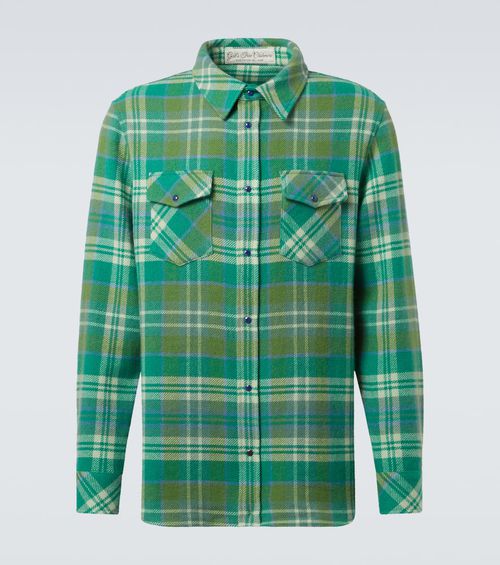 Hero tartan cashmere shirt