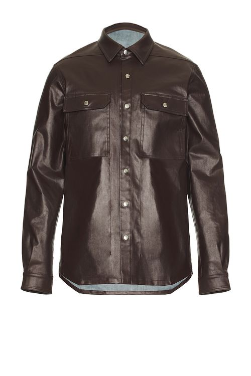 Rick Owens Outershirt in Brown